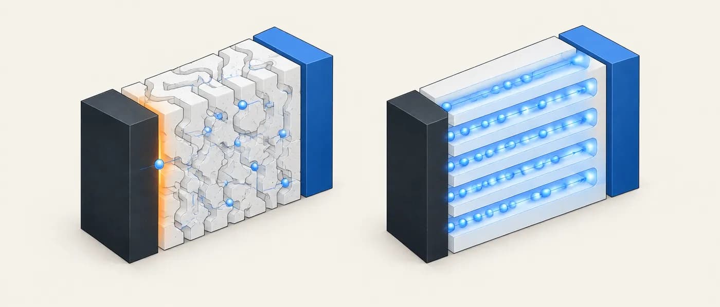 Illustration for the example: Is 0.1 mS/cm good enough for a solid electrolyte?