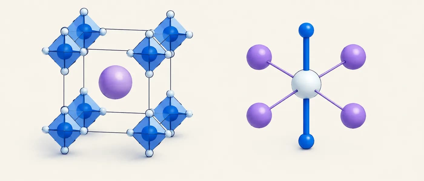 Illustration for the example: Electrostatic valence in SrTiO₃