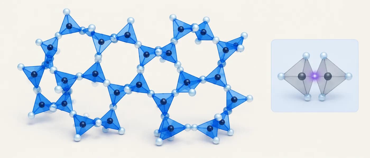 Illustration for the example: Why silicates share corners