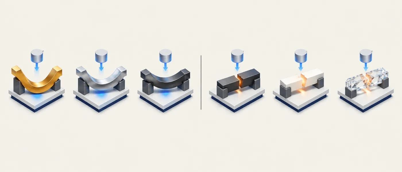 Illustration for the example: Ranking a mixed set of materials