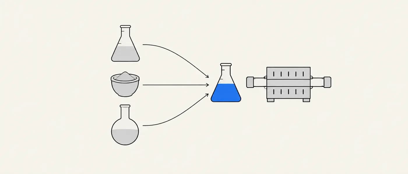 Schematic diagram: Synthesis by analogy