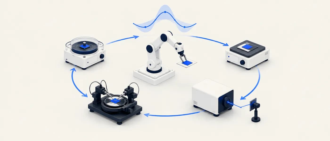 Illustration for the example: Self-driving lab for thin films (Ada)