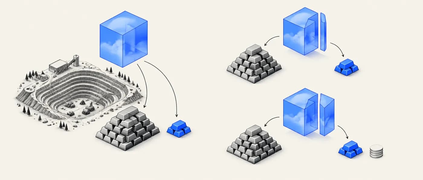 Illustration for the example: Allocation for a by-product metal (hypothetical)