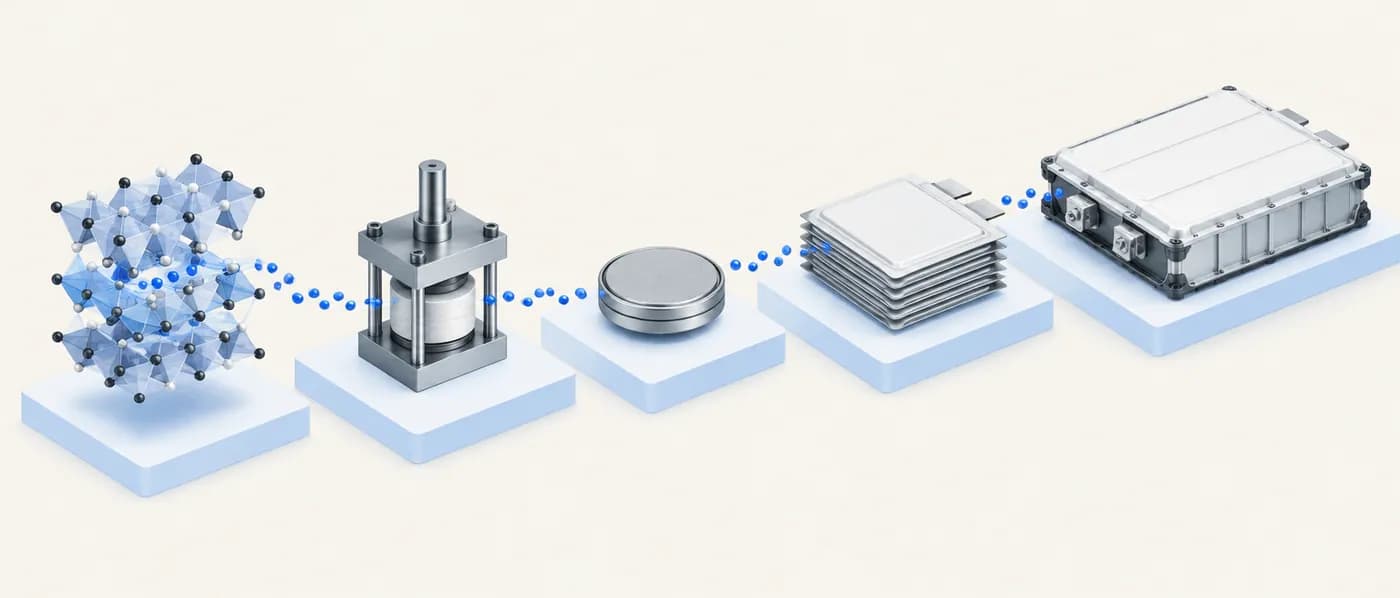Illustration for the example: A new sulfide solid electrolyte